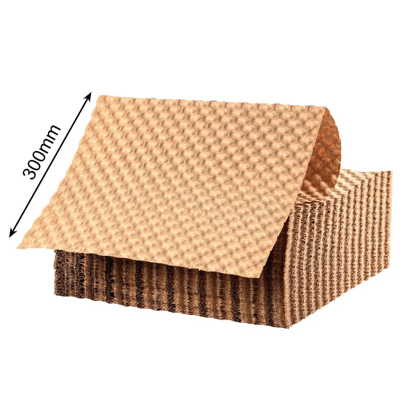 Kraft Bubble Wrap Filler Perforated 300M - dimensions