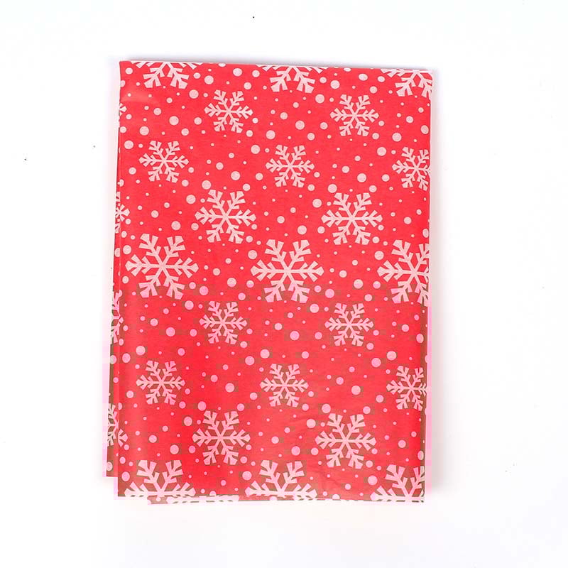 Christmas Tissue Paper 500x700mm Snowflake Pattern - 50 Sheets