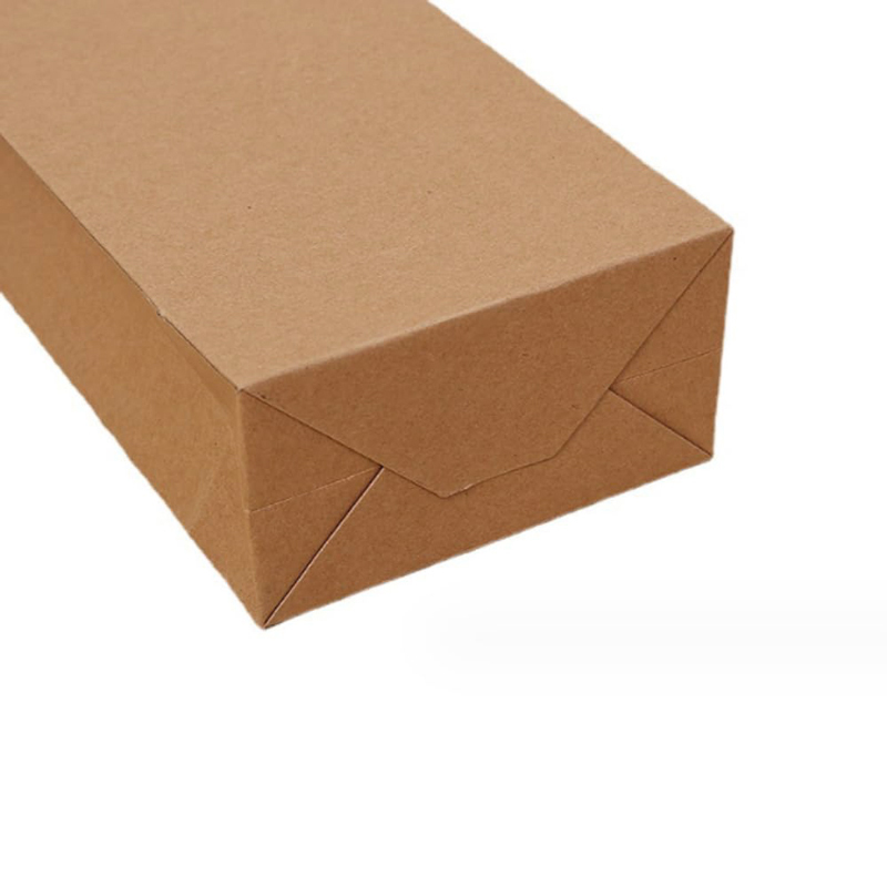 Paper Wine Bags Double Bottles 170x350mm Brown - 100/Pack - dimensions