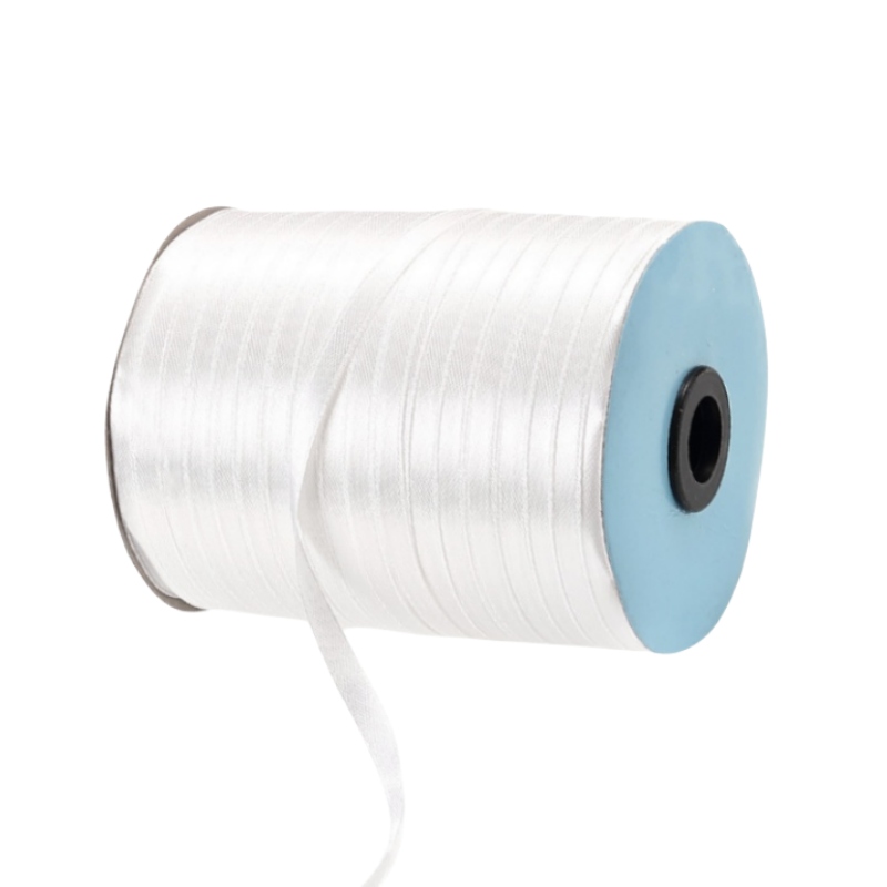 Single Faced Satin Ribbon Roll 6mmx530M Off White